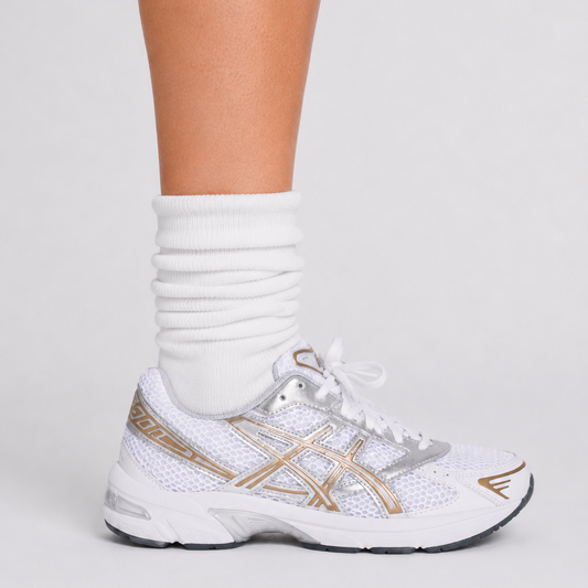 ESSENTIAL SLOUCHY SOCK WHITE