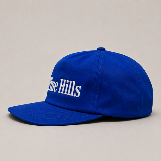PINE HILLS LOGO HAT ROYAL BLUE
