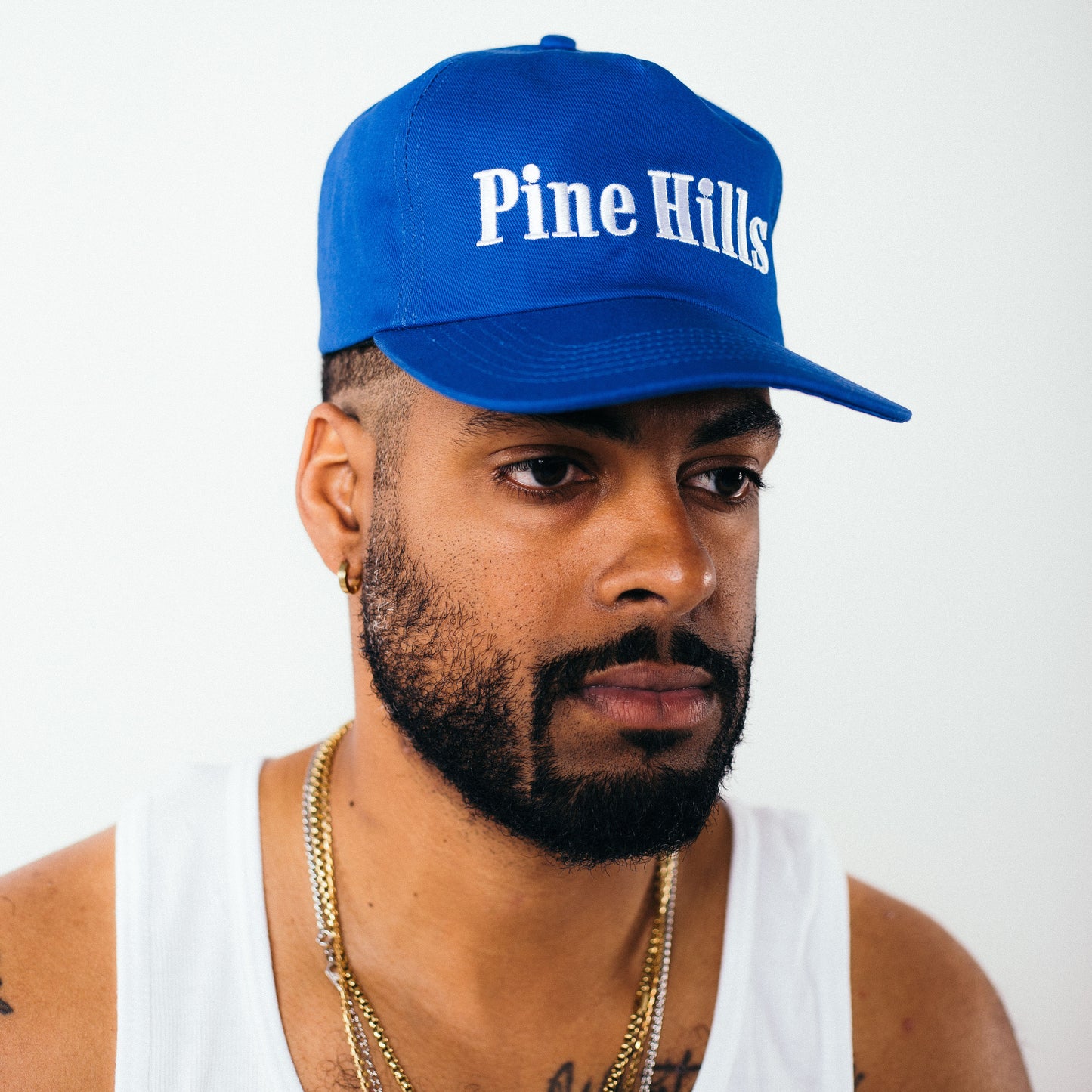 PINE HILLS LOGO HAT ROYAL BLUE