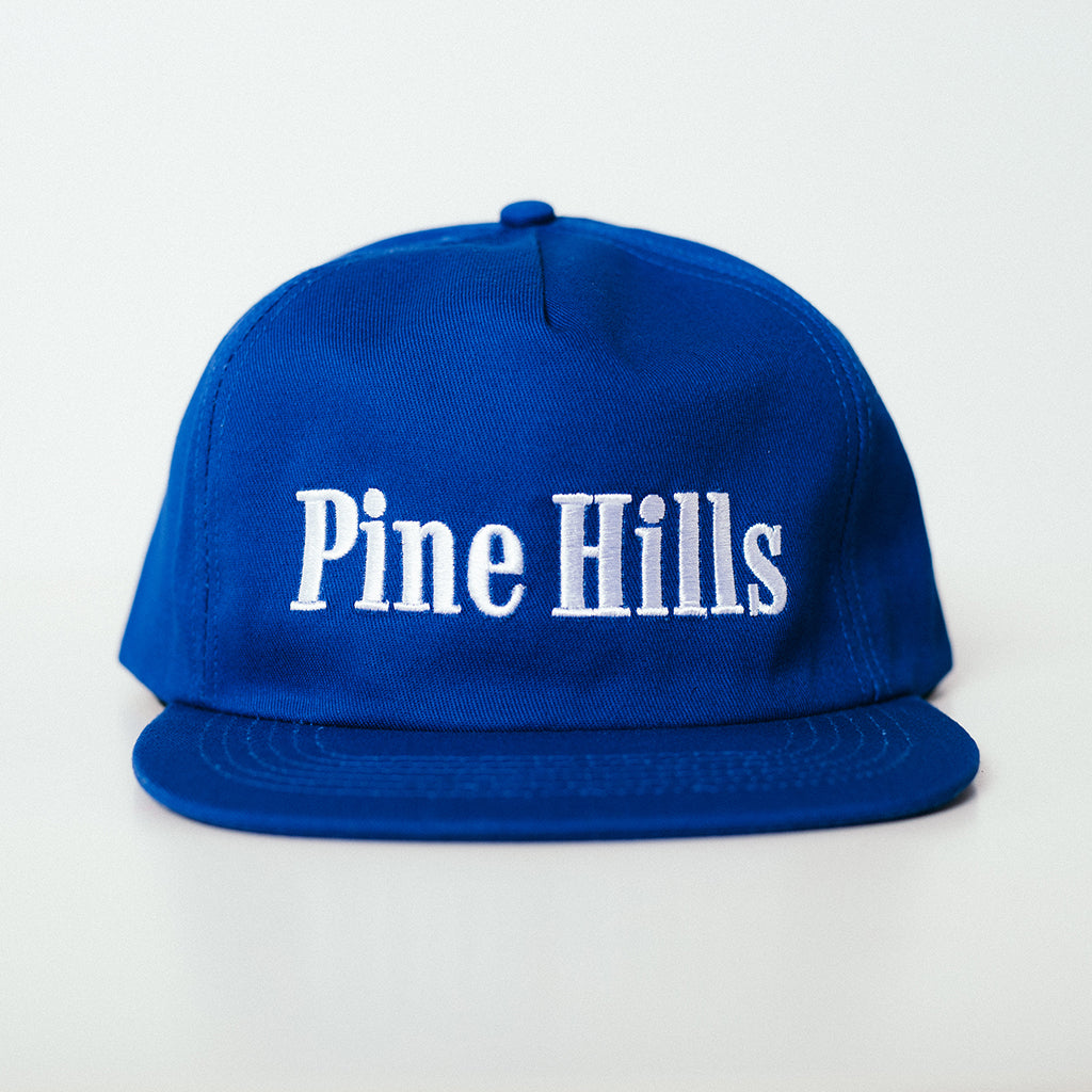 PINE HILLS LOGO HAT ROYAL BLUE